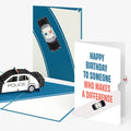 Police Car Birthday Pop-Up Card and Sentiment Set