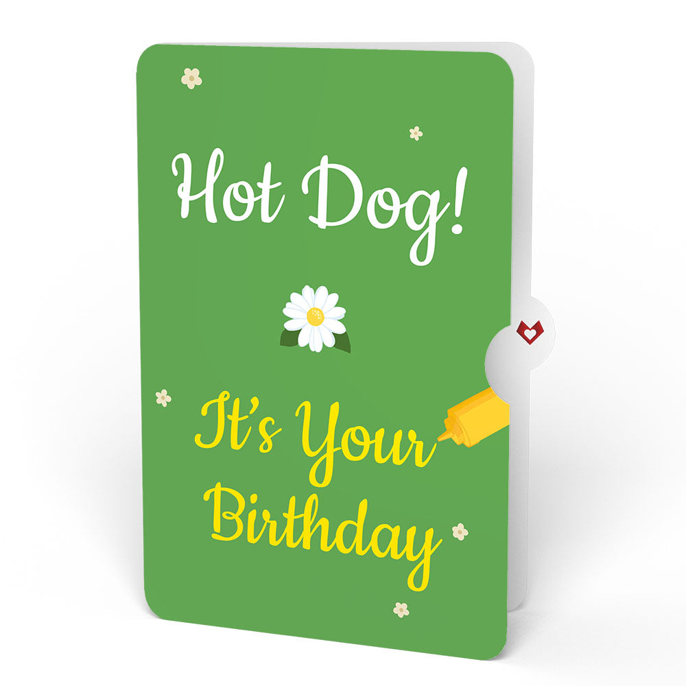 'Hot Dog!' Birthday Plushpop Card and Sentiment Set