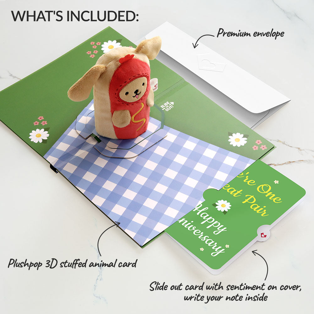 'Hot Dog!' Anniversary Plushpop Card and Sentiment Set