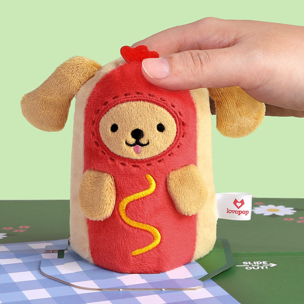 'Hot Dog!' Anniversary Plushpop Card and Sentiment Set