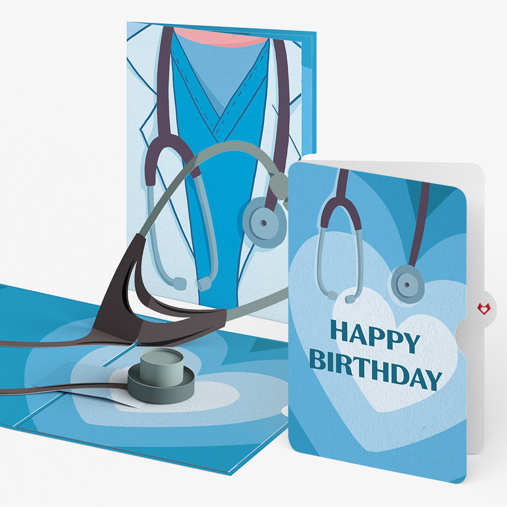 Doctor Birthday Pop-Up Card and Sentiment Set