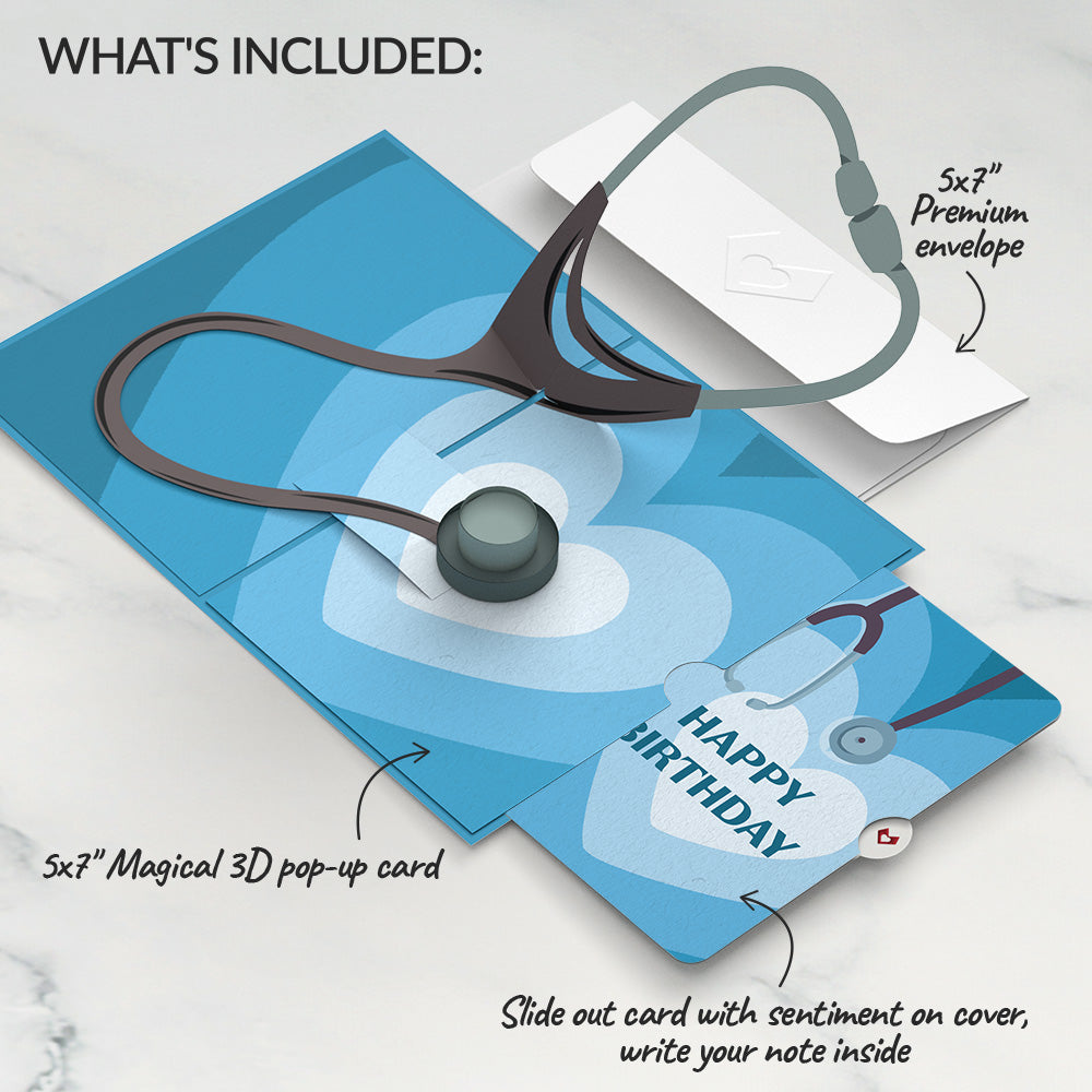 Doctor Birthday Pop-Up Card and Sentiment Set