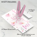 Ballet Slippers New Baby Pop-Up Card and Sentiment Set