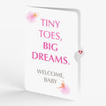 Ballet Slippers New Baby Pop-Up Card and Sentiment Set