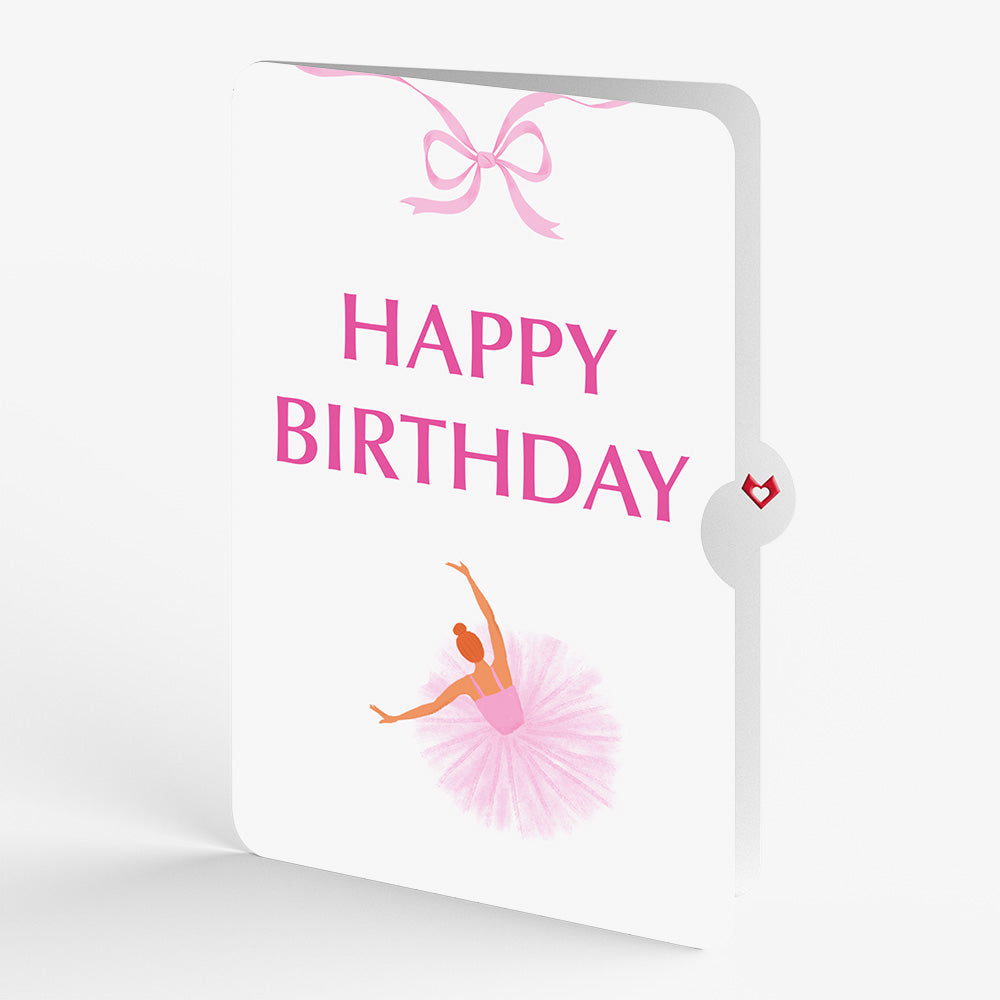 Ballet Slippers Birthday Pop-Up Card and Sentiment Set