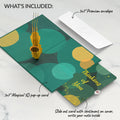 Saxophone Thinking of You Pop-Up Card and Sentiment Set