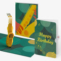 Saxophone Birthday Pop-Up Card and Sentiment Set