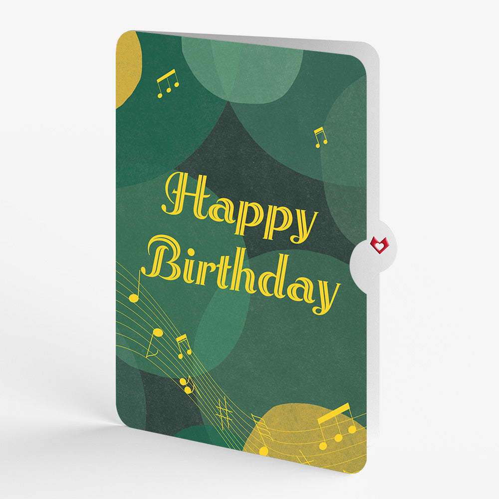Saxophone Birthday Pop-Up Card and Sentiment Set