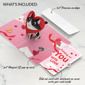 Crafty Love Cat Thinking of You Pop-Up Card and Sentiment Set