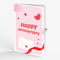 Crafty Love Cat Anniversary Pop-Up Card and Sentiment Set