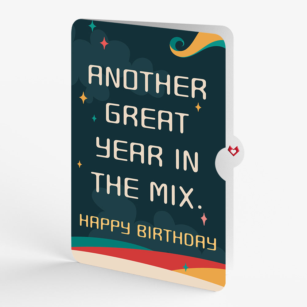 The Perfect Mixtape Birthday Pop-Up Card and Sentiment Set