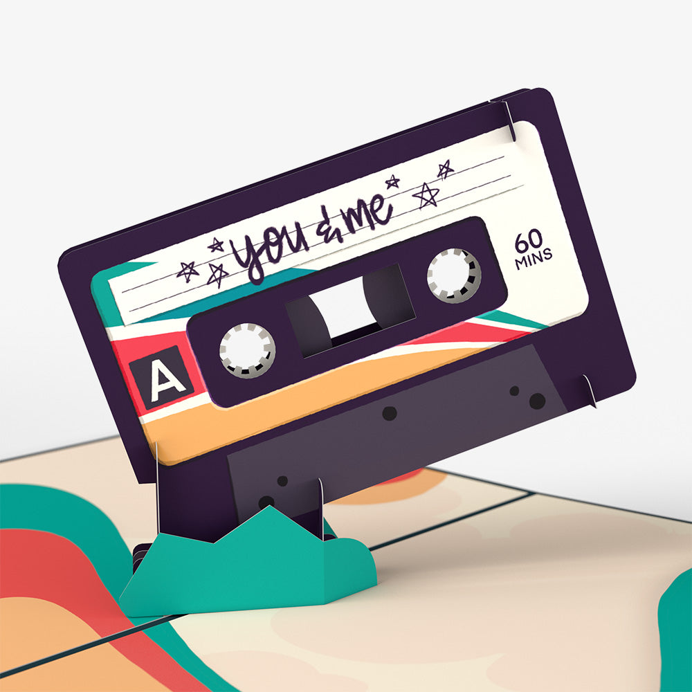 The Perfect Mixtape Anniversary Pop-Up Card and Sentiment Set