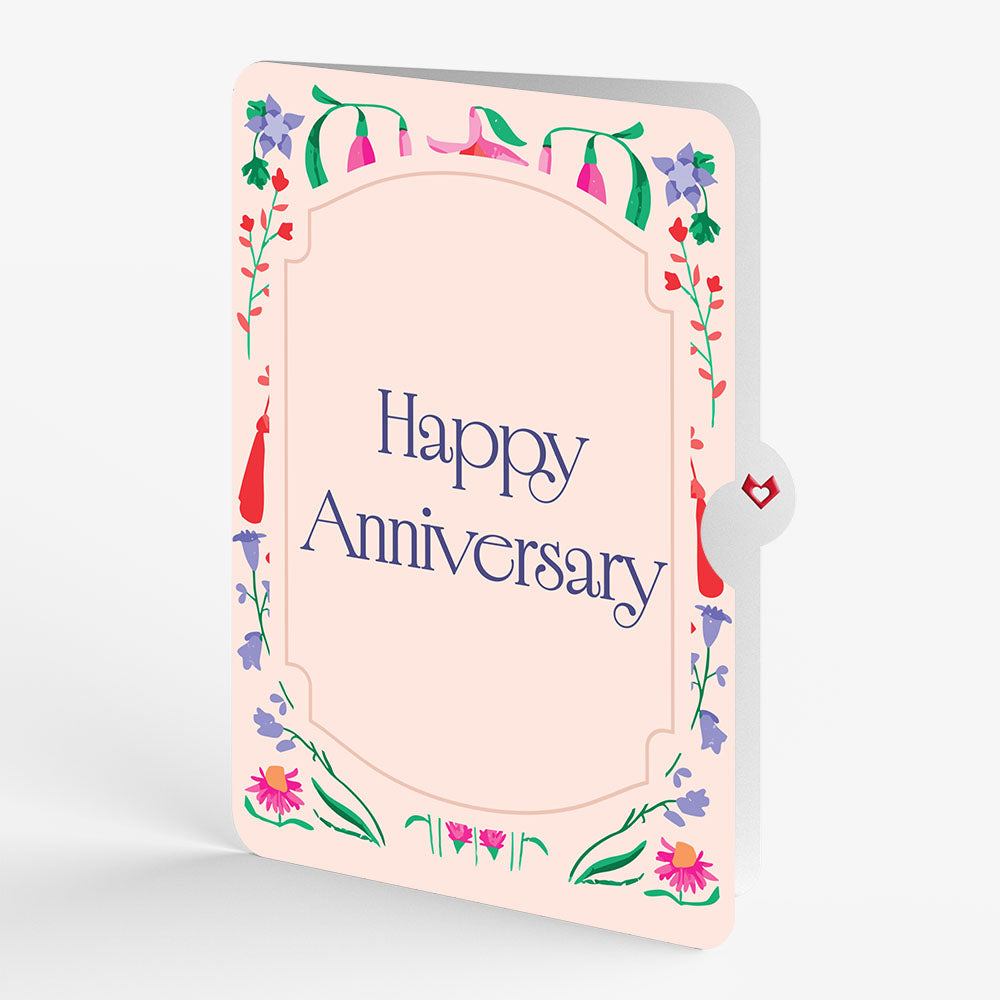 Whimsical Hummingbird Anniversary Pop-Up Card and Sentiment Set