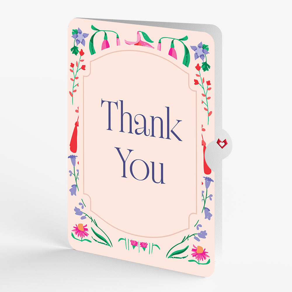 Whimsical Hummingbird Thank You Pop-Up Card and Sentiment Set