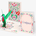 Whimsical Hummingbird Congratulations Pop-Up Card and Sentiment Set