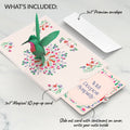 Whimsical Hummingbird Sympathy Pop-Up Card and Sentiment Set