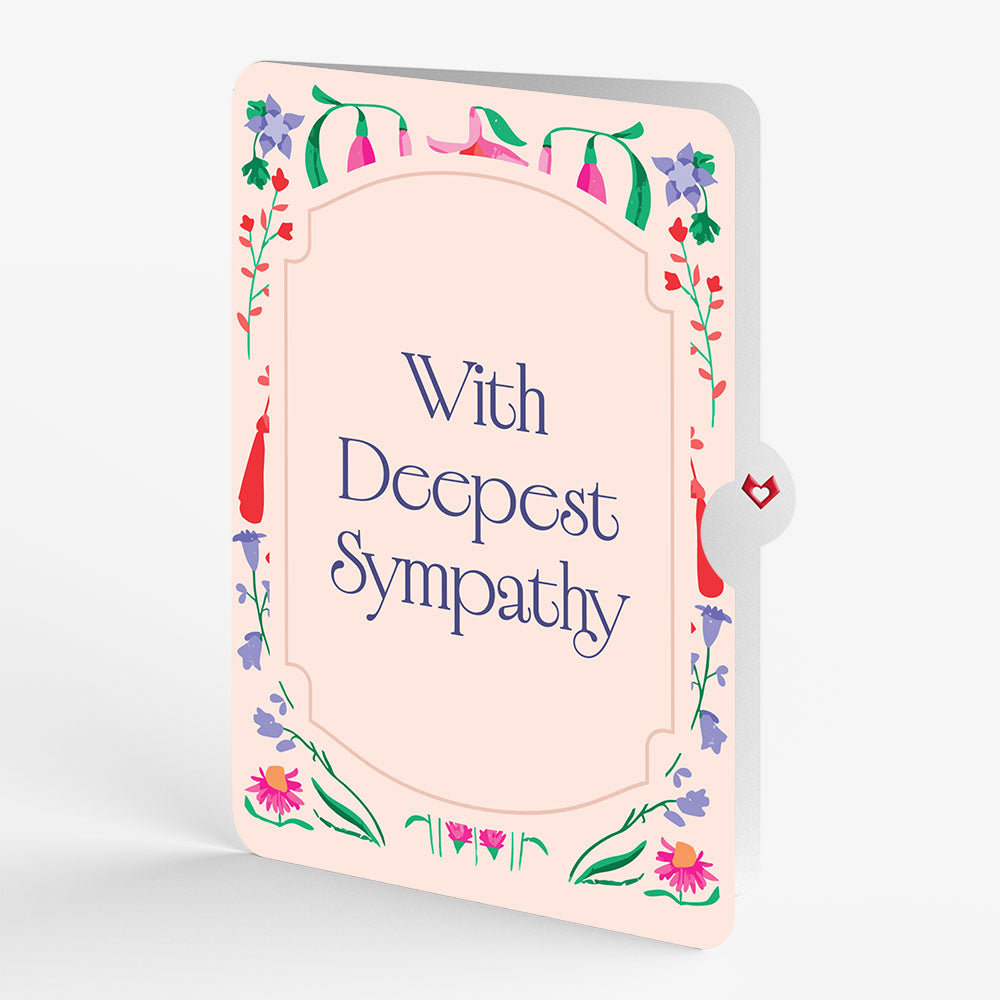 Whimsical Hummingbird Sympathy Pop-Up Card and Sentiment Set