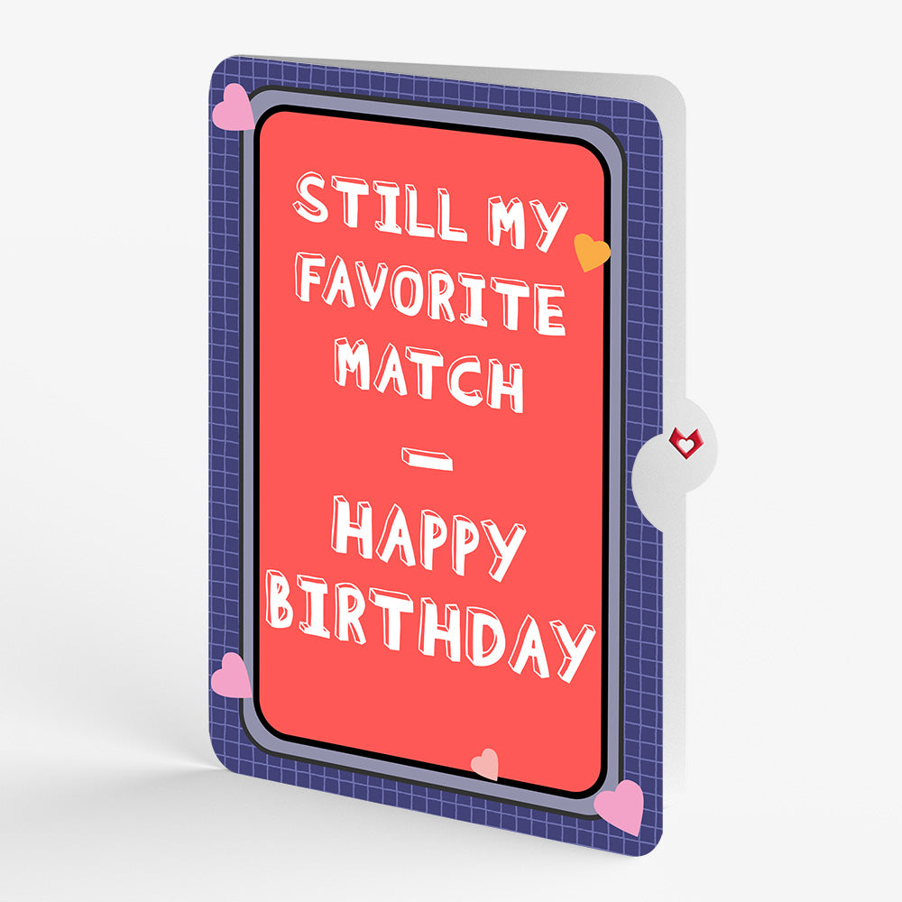 So Glad We Swiped Right Birthday Pop-Up Card and Sentiment Set
