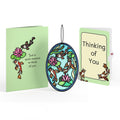 Quiet Moment Koi Pond Thinking of You Suncatcher Card and Sentiment Set