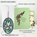 Quiet Moment Koi Pond Thinking of You Suncatcher Card and Sentiment Set