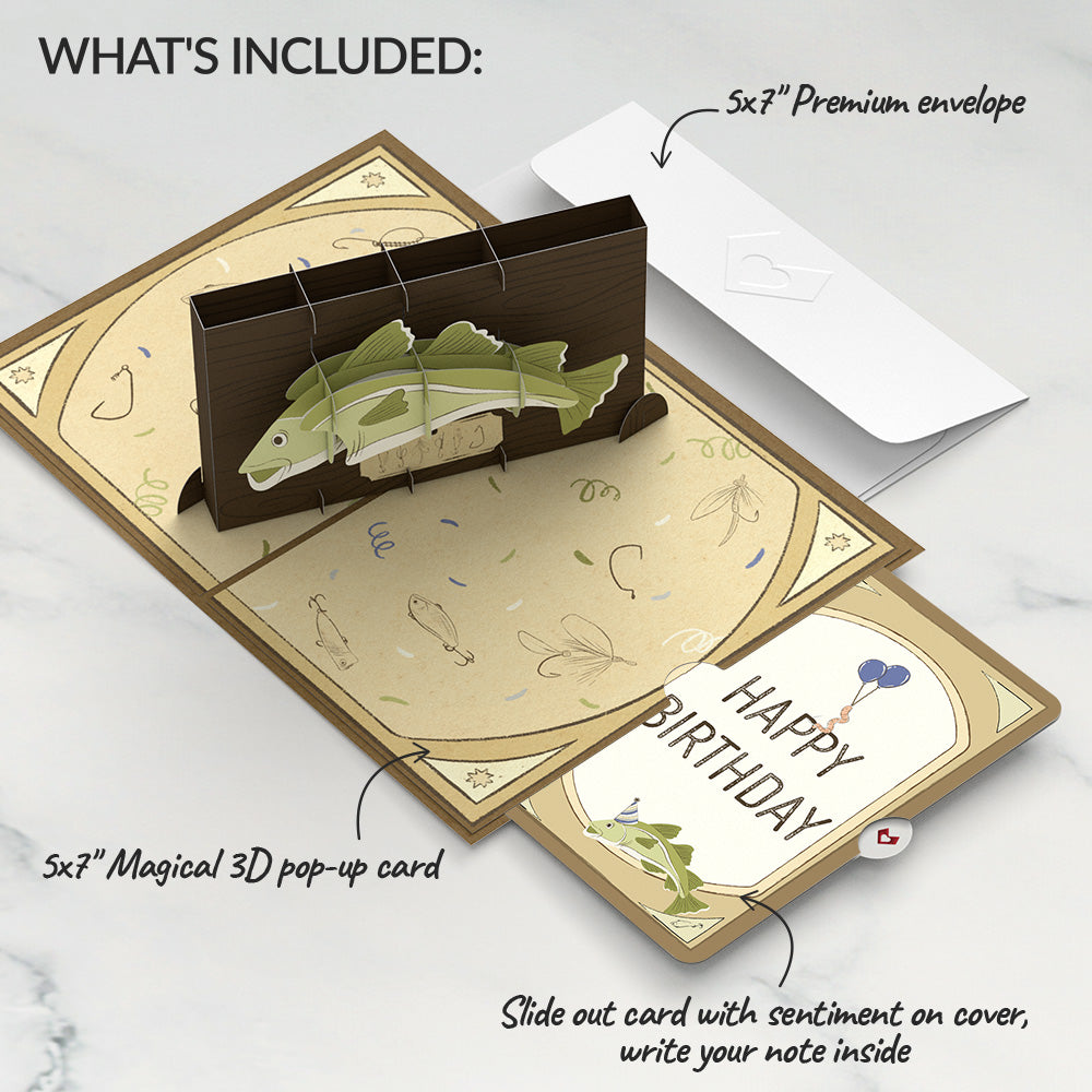 Cod Plaque Birthday Pop-Up Card and Sentiment Set