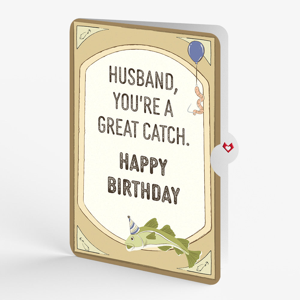 Cod Plaque Birthday Pop-Up Card and Sentiment Set for Husband