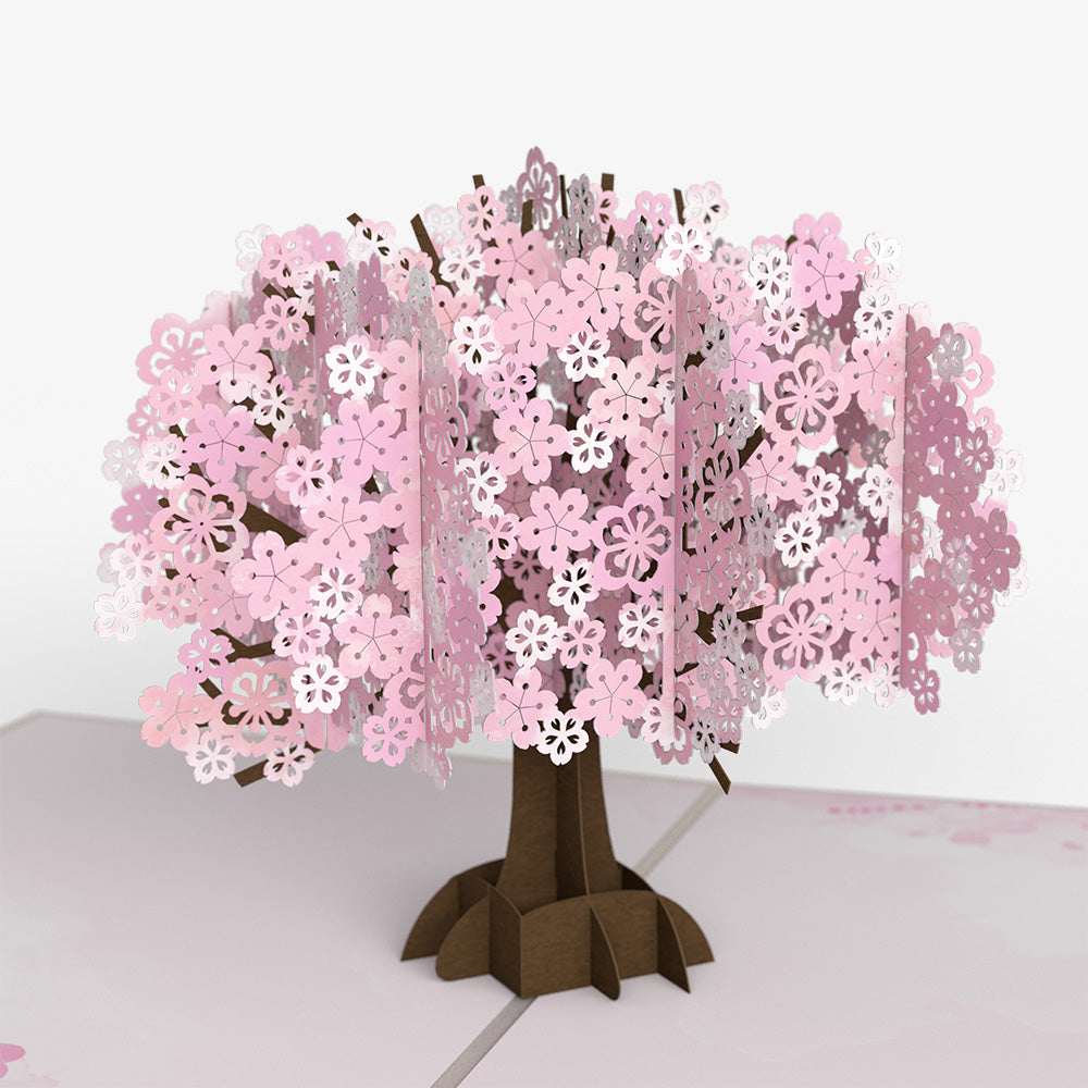 Cherry Blossom Thank You Pop-Up Card and Sentiment Set