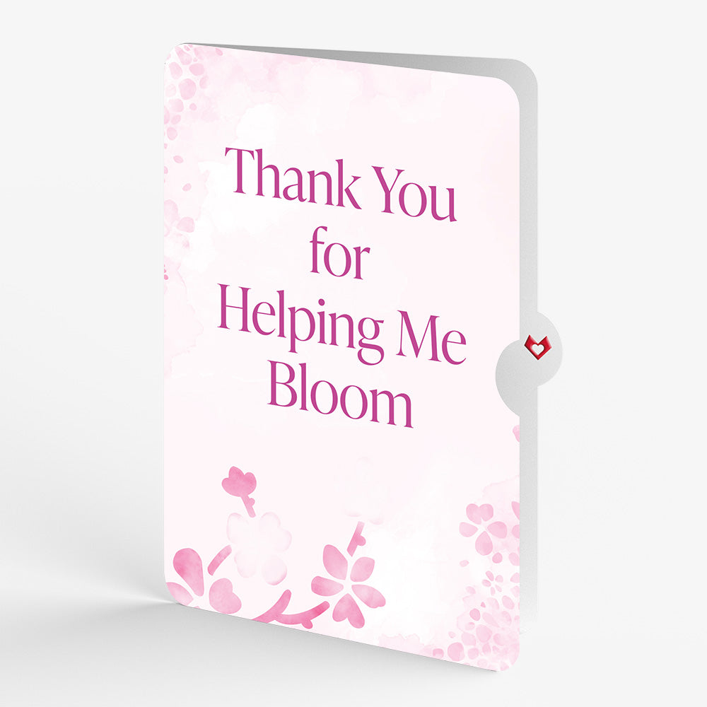 Cherry Blossom Thank You Pop-Up Card and Sentiment Set