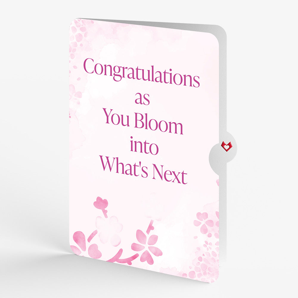 Cherry Blossom Congratulations Pop-Up Card and Sentiment Set