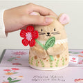 'Happiest Birthday Wishes' Floral Field Mouse Plushpop Card and Sentiment Set
