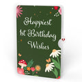 'Happiest Birthday Wishes' Floral Field Mouse Plushpop Card and Sentiment Set