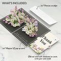 Born to Bloom: April Birth Month Flowers Thank You Pop-Up Card and Sentiment Set