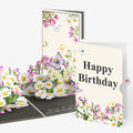 Born to Bloom: April Birth Month Flowers Birthday Pop-Up Card and Sentiment Set