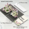 Born to Bloom: April Birth Month Flowers Birthday Pop-Up Card and Sentiment Set