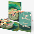 Vintage Plane Birthday Pop-Up Card and Love Flight Sentiment Set