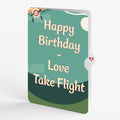 Vintage Plane Birthday Pop-Up Card and Love Flight Sentiment Set