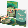 Vintage Plane Thank You Pop-Up Card and Sentiment Set