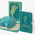 Art Deco Peacock Sympathy Pop-Up Card and Sentiment Set