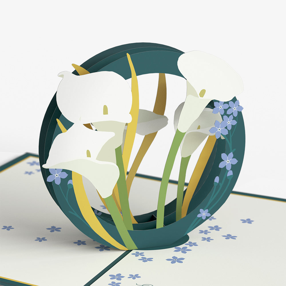Calla Lily Birthday Pop-Up Card and Sentiment Set
