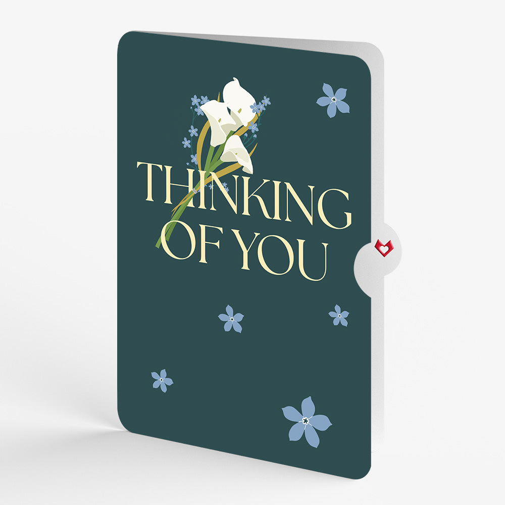 Calla Lily Thinking of You Pop-Up Card and Sentiment Set