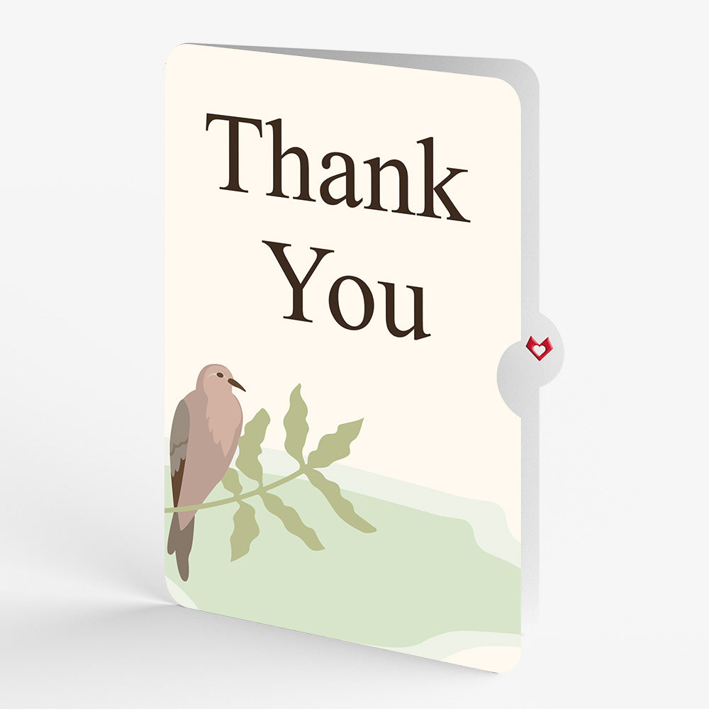Willow Tree Doves Thank You Pop-Up Card and Sentiment Set