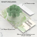 Willow Tree Doves Birthday Pop-Up Card and Sentiment Set