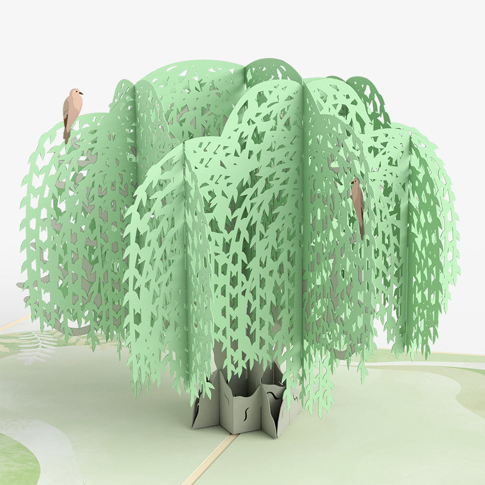 Willow Tree Doves Birthday Pop-Up Card and Sentiment Set