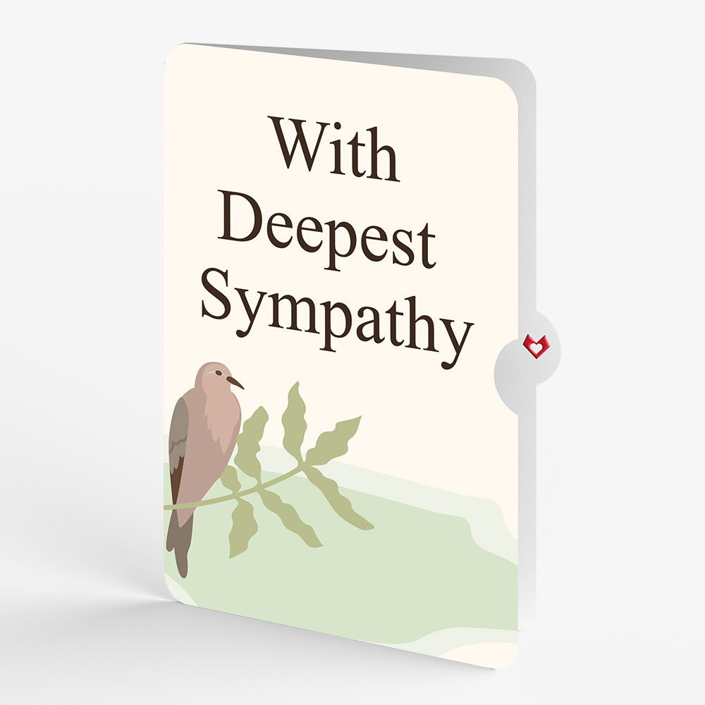 Willow Tree Doves Sympathy Pop-Up Card and Sentiment Set