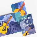Acoustic Guitar Thank You Pop-Up Card and Sentiment Set