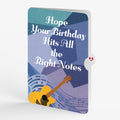 Acoustic Guitar Birthday Pop-Up Card and Sentiment Set