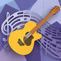 Acoustic Guitar Congratulations Pop-Up Card and Sentiment Set