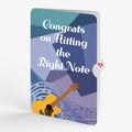 Acoustic Guitar Congratulations Pop-Up Card and Sentiment Set