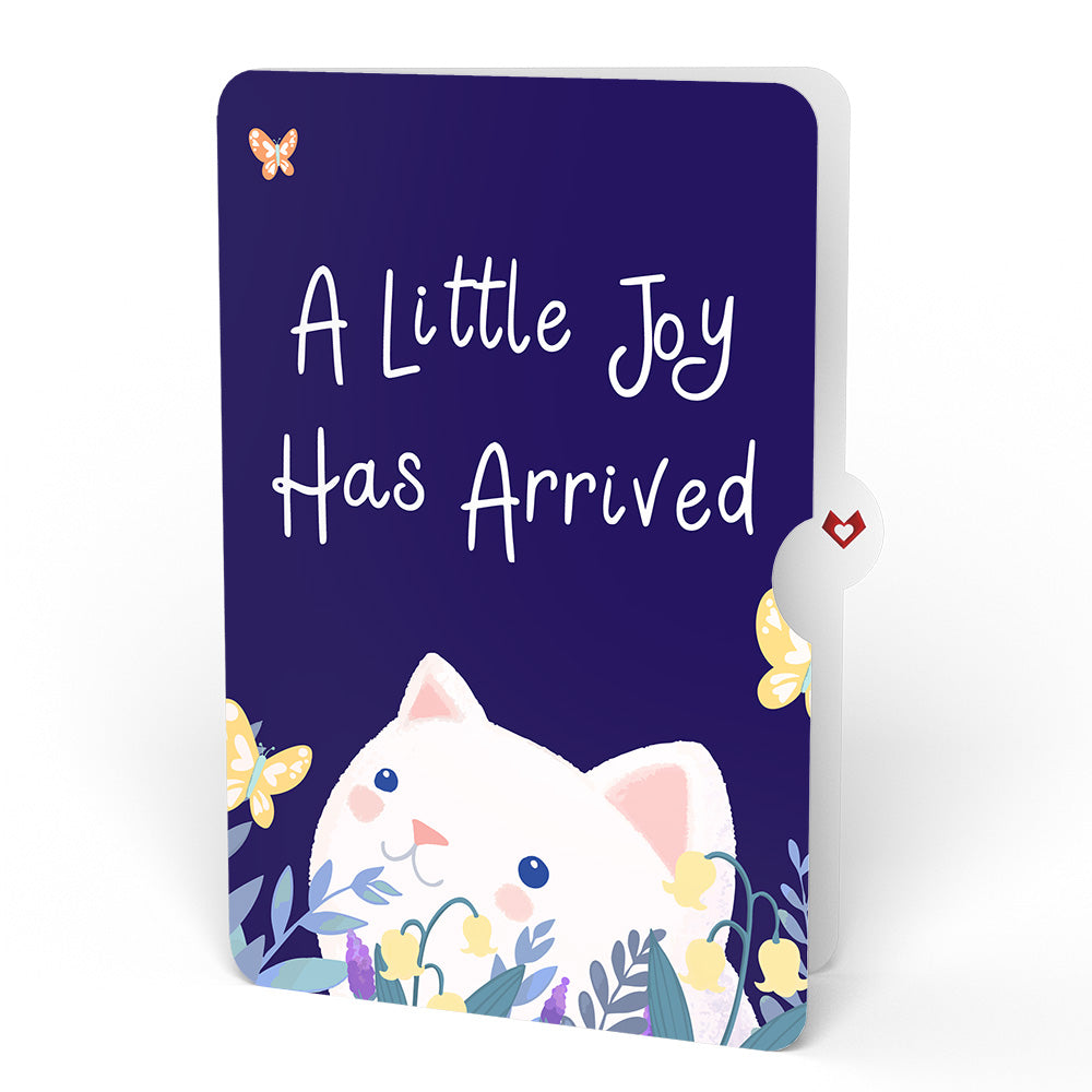 'Hi!' Butterfly New Baby Plushpop Card and Sentiment Set