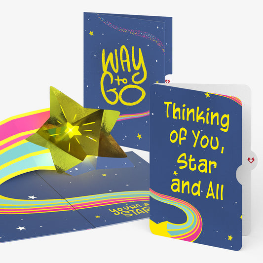 You're a Star Thinking of You Light-Up Pop-Up Card and Sentiment Set